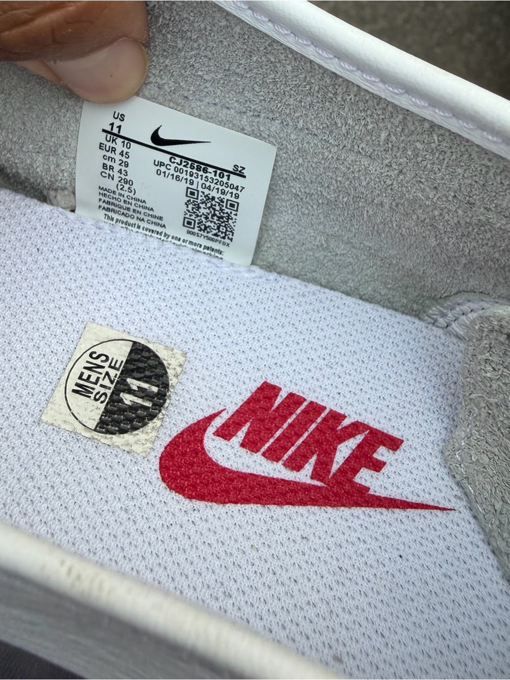 Nike Cortez Shoe Dog Pack Dimension Six Falcon White Red Blue CJ2586-101 11M - Picture 9 of 9